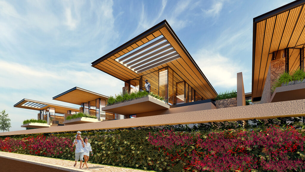 Rendering of a modern urban development project by MA STUDIO & Partners, featuring innovative architecture and pedestrian-friendly zone at SENIA RESIDENCE